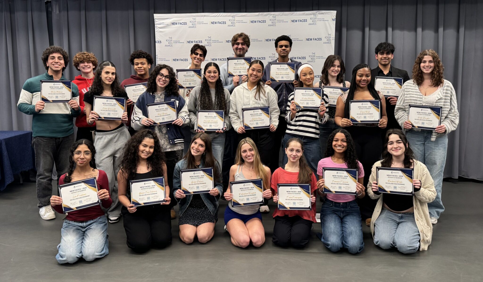 New Faces Honors – Roger Rees Awards